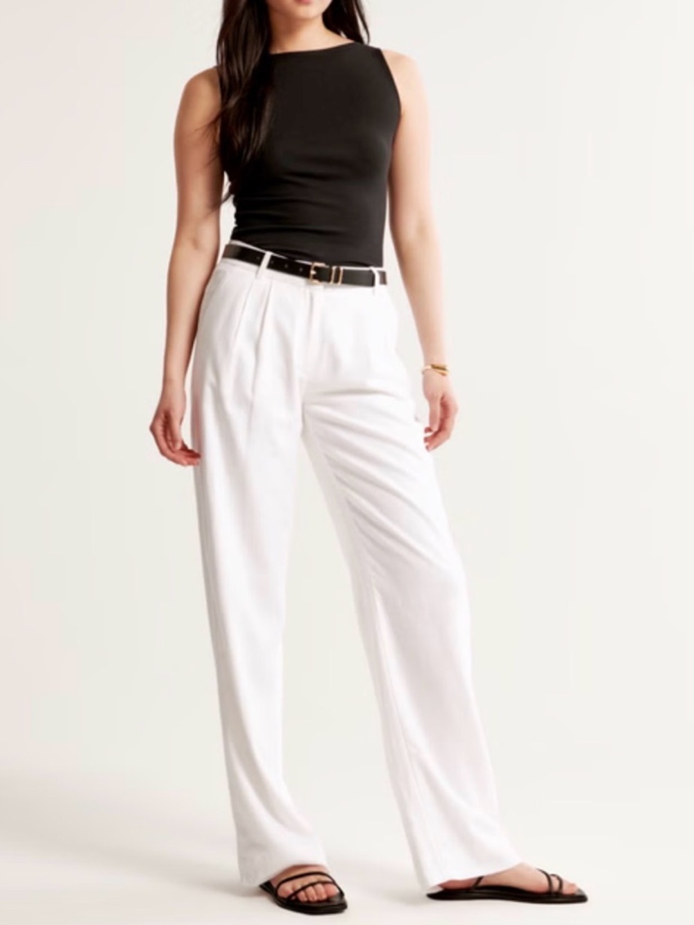 Abercrombie & Fitch Low-Rise linen Blend Pants - size 18 BRAND NEW